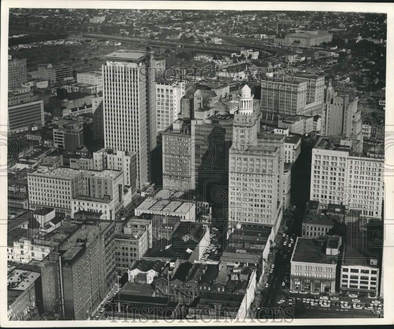 Load image into Gallery viewer, 1962 Press Photo Aerial View of New Orleans - noc35813
