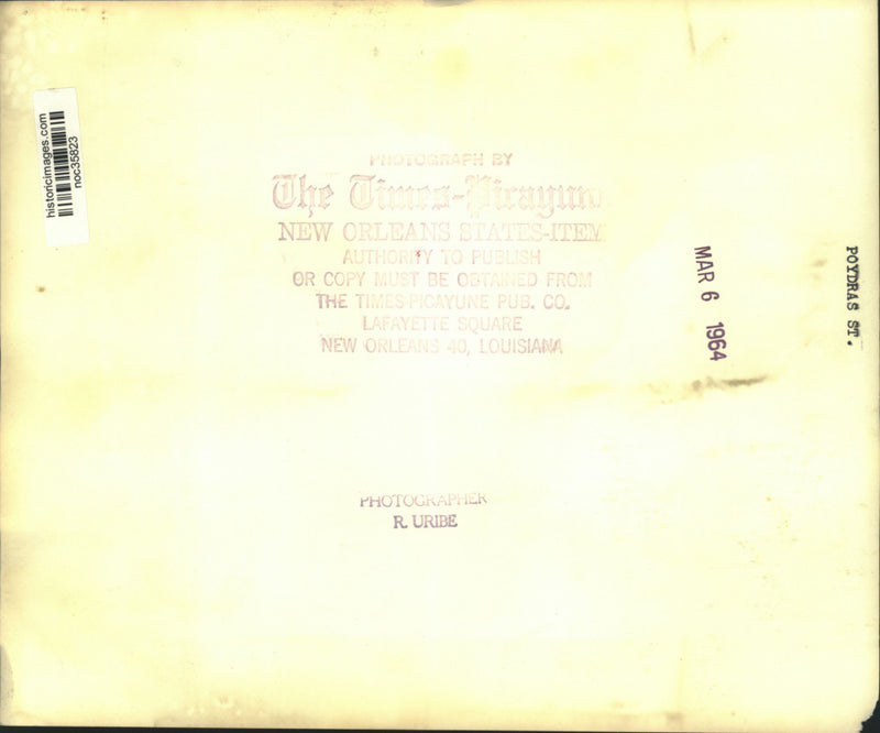 Load image into Gallery viewer, 1964 Press Photo Poydras Street in New Orleans - noc35823
