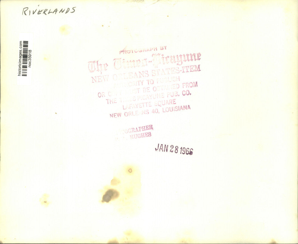 1966 Press Photo Aerial view of Riverlands - noc35918