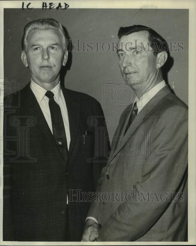 1969 Press Photo Officers of New Kiwanis Club of New Orleans East at LaRue Motel- Historic Images