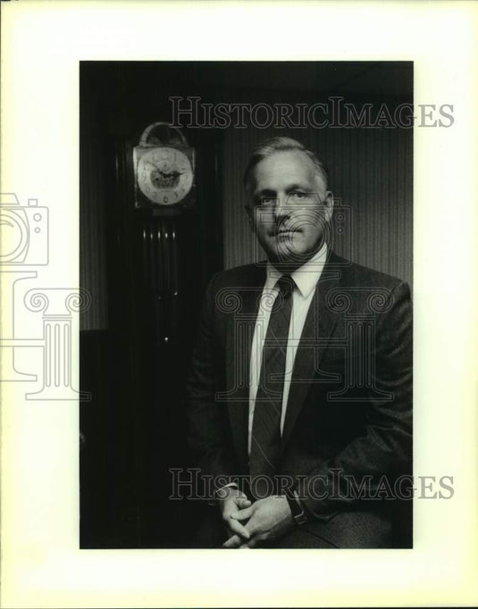 1988 Press Photo David Scriber, President of Business Brokerage Firm, Louisiana- Historic Images
