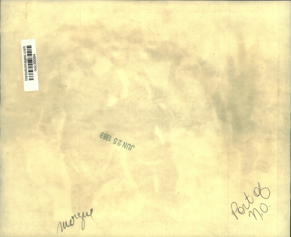 1953 Press Photo Workers in Port of New Orleans - noc36984