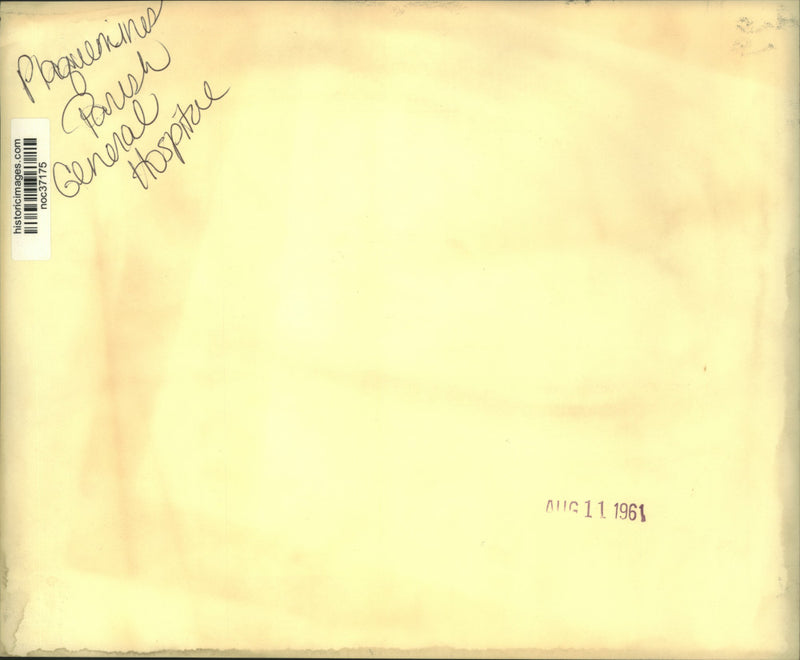 Load image into Gallery viewer, 1961 Press Photo Hallway at Plaquemines Parish General Hospital - noc37175
