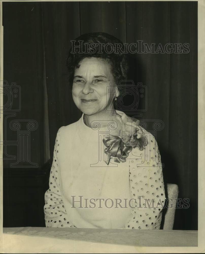 1968 Press Photo Grace B. Savoie, State Regent, Catholic Daughters Of America