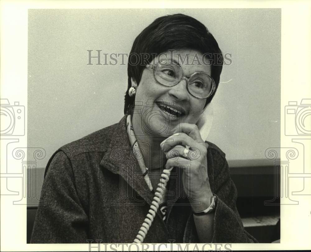 Press Photo Florence Schornstein, Running for New Orleans City Council Seat- Historic Images