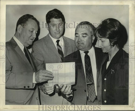 1967 Press Photo CAF officers meet at Whitney Building. - noc39104