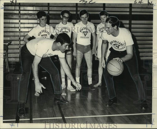 1967 Press Photo Tulane football payers will be YMCA's Sports instructors- Historic Images
