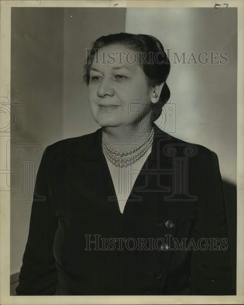 1950 Press Photo Mrs. Robert W. Seymour in Portrait - noc39986