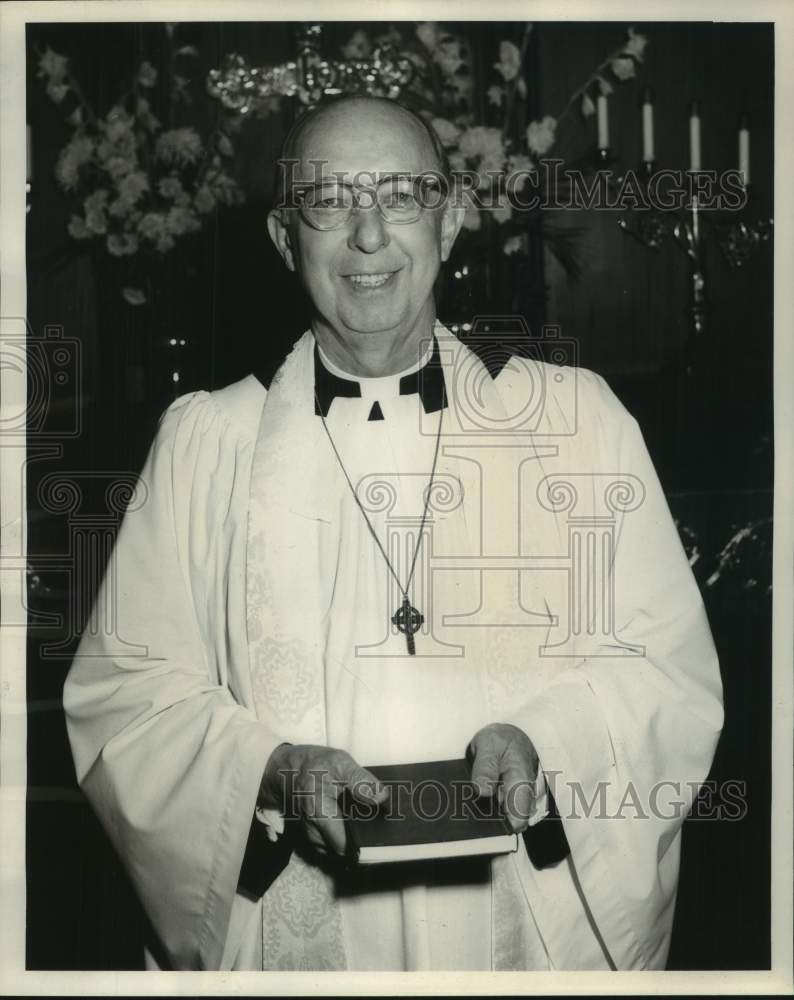 1968 Press Photo The Reverend Charles M. Seymour Jr. of Trinity Episcopal Church