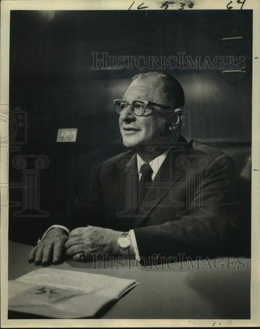 1964 Press Photo Harold Salmon Sr., "Man Of The Year" Temple Sinai Brotherhood