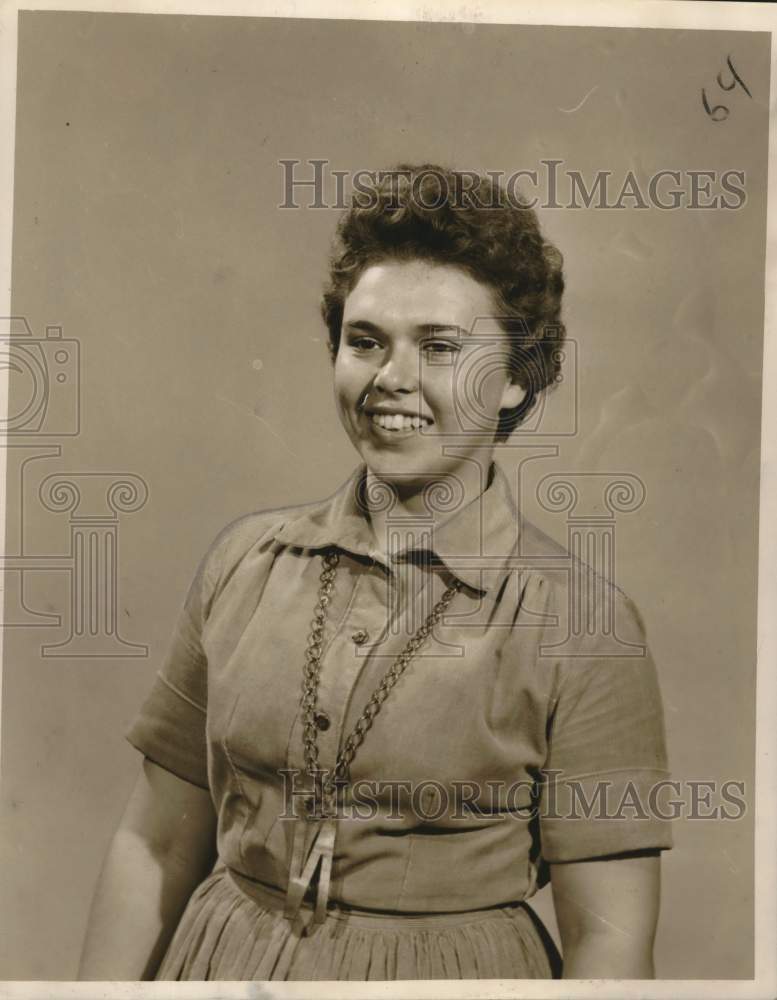 1959 Press Photo Nancy Wrisley photo portrait - noc40576- Historic Images