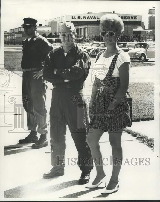 1969 Press Photo Miss Marine Air Reserve - Sandy Wiggins, New Orleans