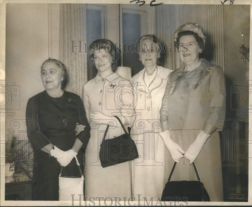 1967 Press Photo Ruth McEnery Stuart Luncheon, Orleans Club - noc40994