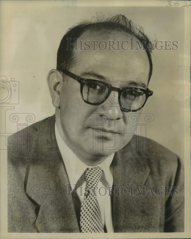 1955 Press Photo Max E. Youngstein, Vice President, United Artists - noc42134