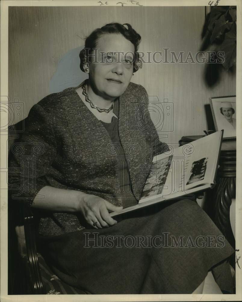 1954 Press Photo Delta Kappa Gamma - Emma Youngs, Teacher of the Year