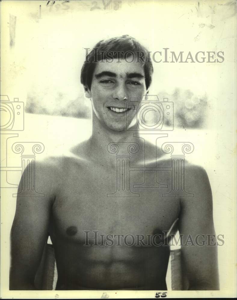 1981 Press Photo Brian Zielinski of Baton Rouge won 200-individual medley- Historic Images