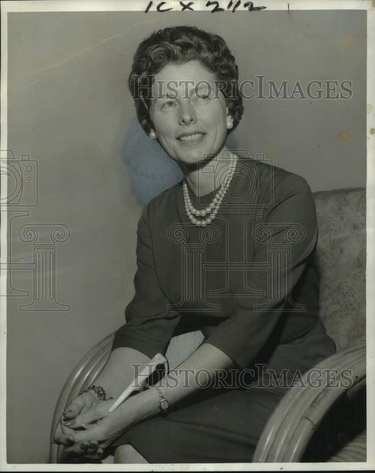 1962 Press Photo Mrs. Gladys Workman, motel owner in Pensacola, Florida