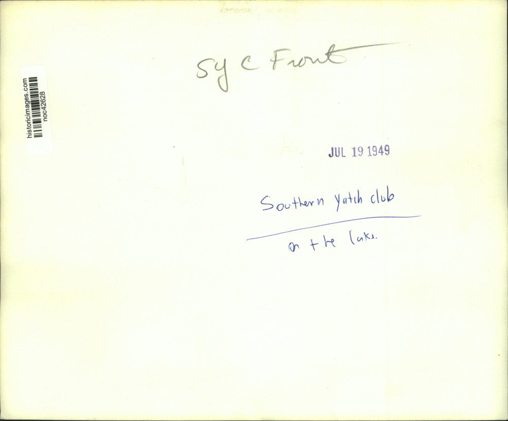 1949 Press Photo Southern Yacht Club on the Lake - noc42628