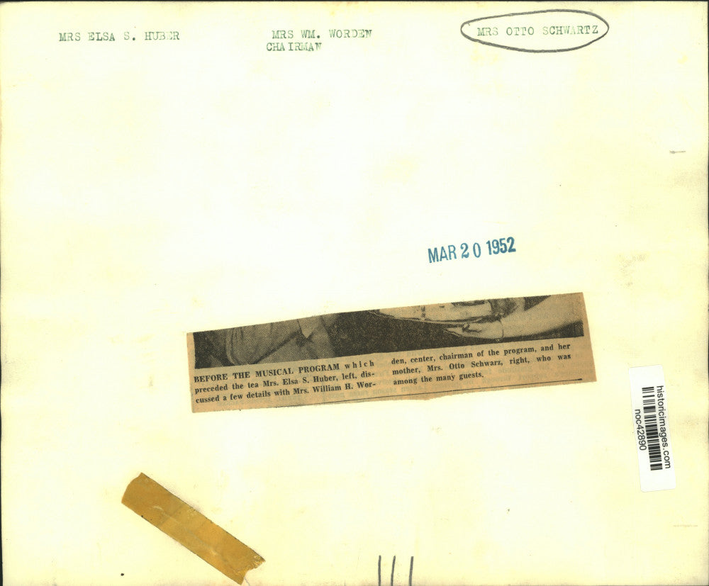 1952 Press Photo New Orleans Garden Club - Elsa Huber and Other Members