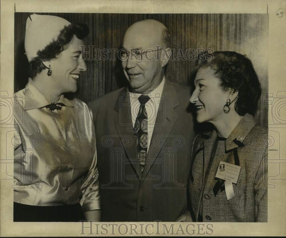 1953 Press Photo Louisiana Chap. National Society for Crippled Children meeting