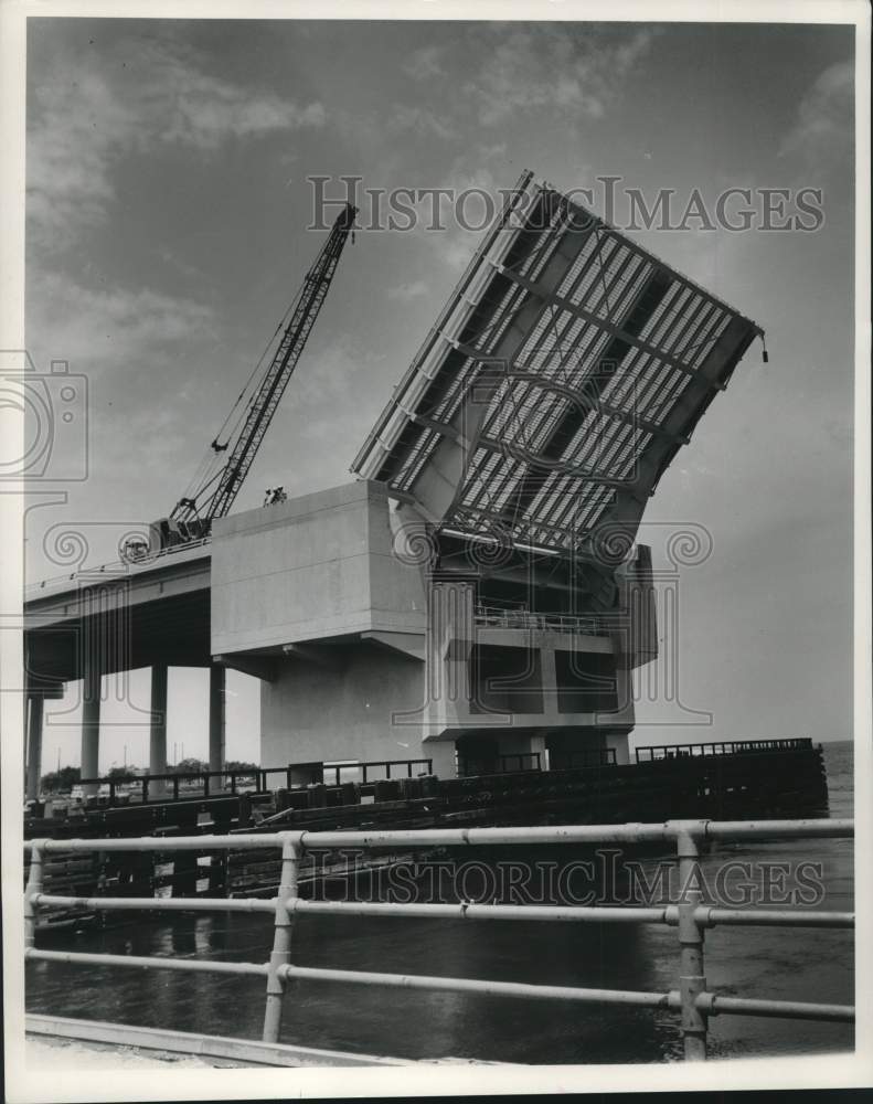 1967 Press Photo Seabrook Bridge in New Orleans, Louisiana - noc43289