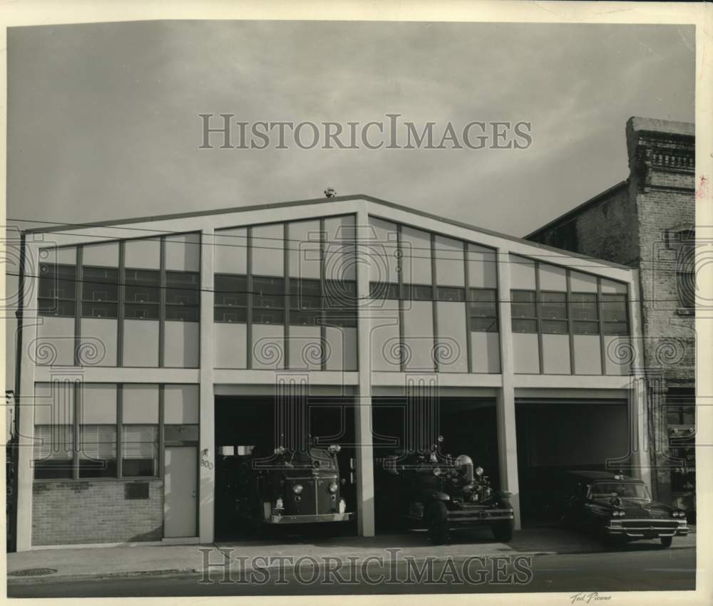 1960 Press Photo New Orleans Fire Station at 800 N. Rampart - noc43803
