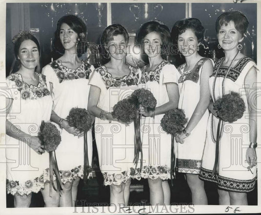 1969 Press Photo Southern Yacht Club members at Bards of the Bilges Ball