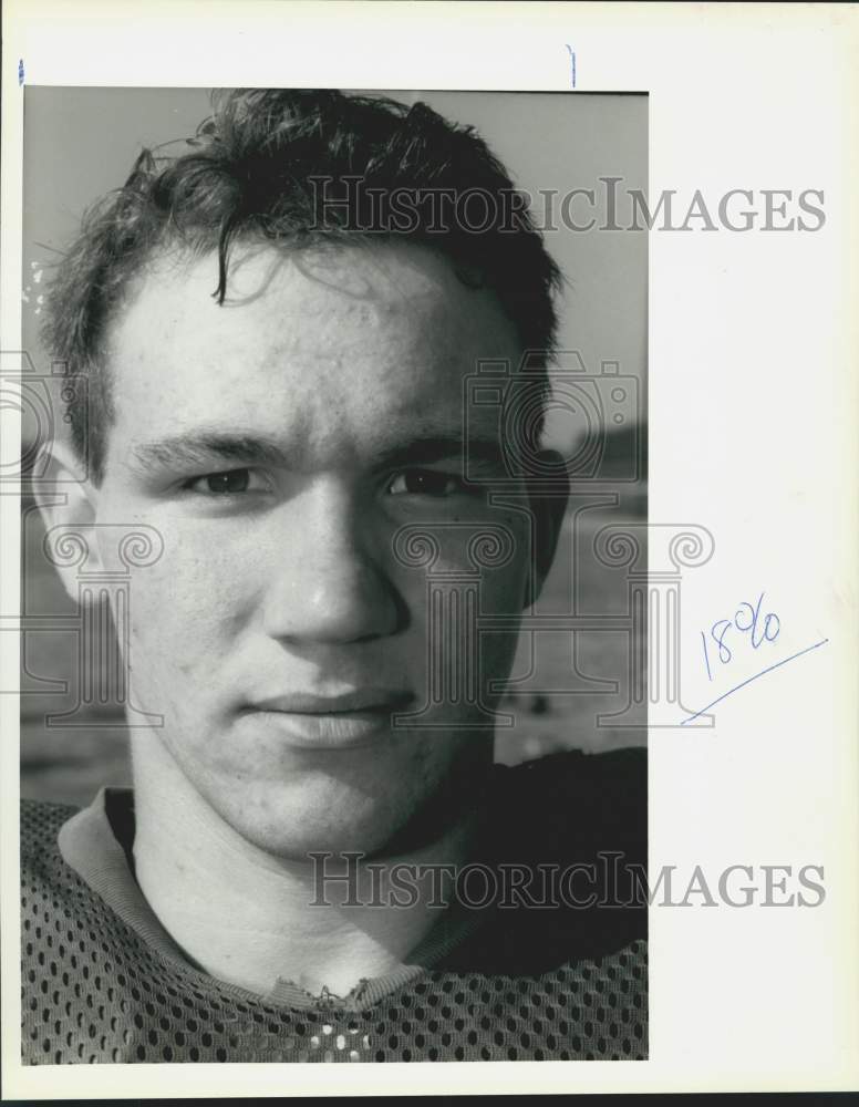 Press Photo Lutcher High football quarterback Brad Zeller, player of the week- Historic Images