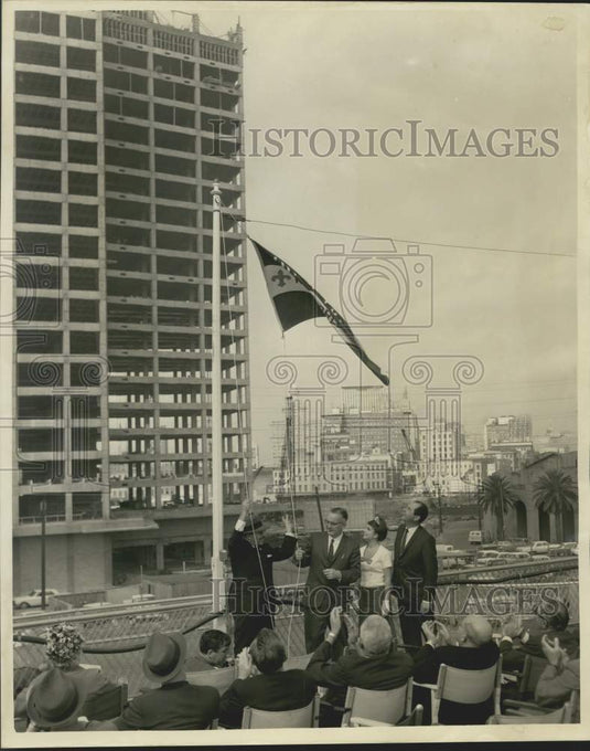 1965 Press Photo Officials during World Trade Week event - noc44718