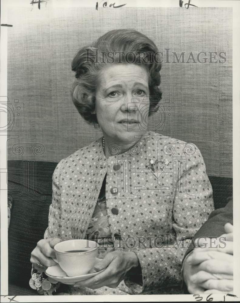 1972 Press Photo Mrs. Skelly Wright in New Orleans to speak at a conference.- Historic Images