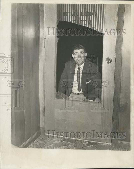 1961 Press Photo Joseph Wood, Jefferson Parish Deputy - noc45137