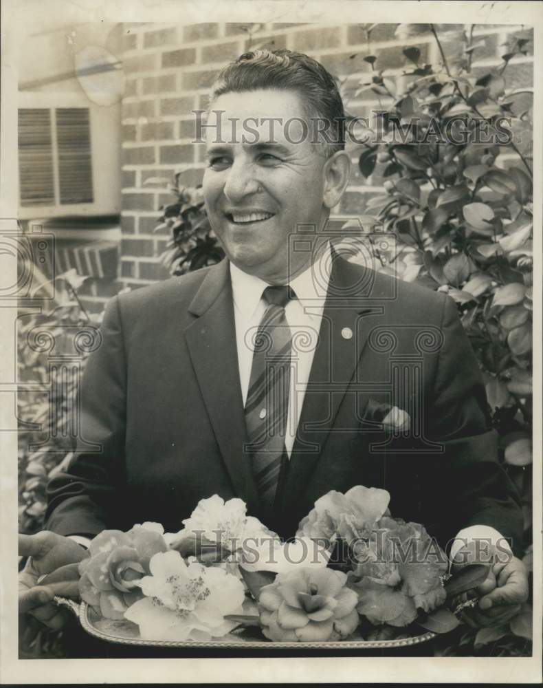 1969 Press Photo Breezie A. Ragusa, Chairman, Camellia Club of New Orleans