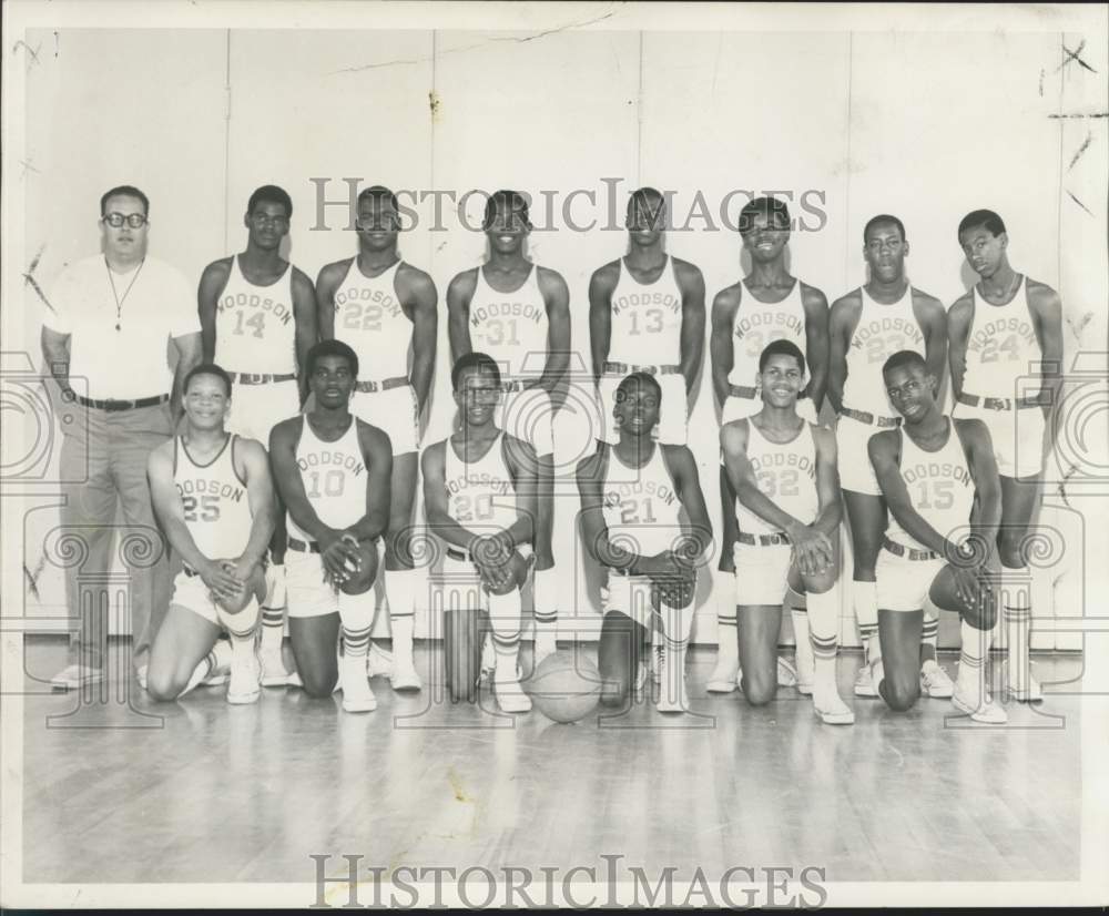 1969 Press Photo Woodson Junior High School Basketball Team - noc46046- Historic Images