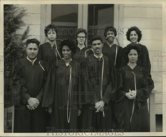 1962 Press Photo Xavier University students inducted to National Scholastic Soc.