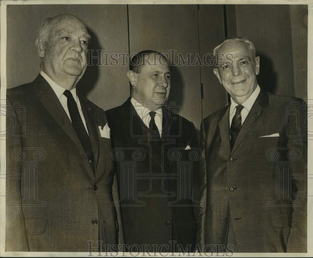 1967 Press Photo Argentina Ambassador Alvaro C. Alsogaray, Guests in New Orleans