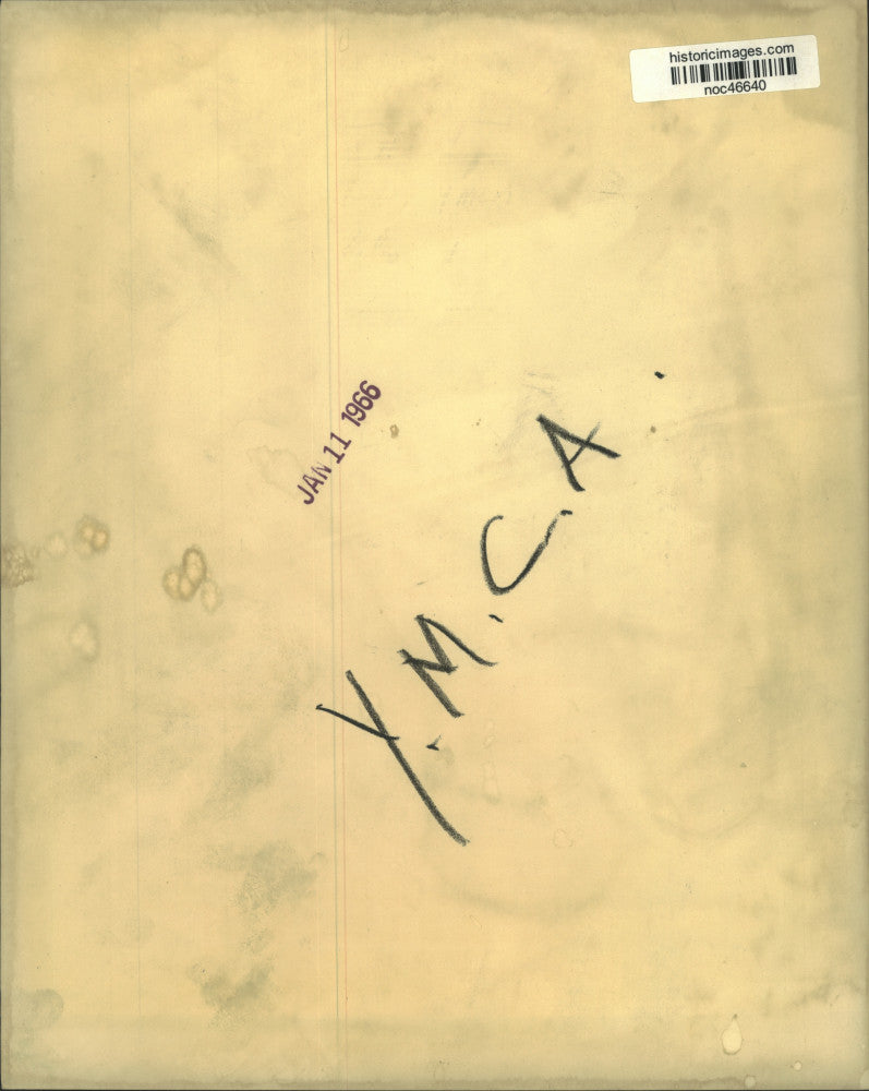 Load image into Gallery viewer, 1966 Press Photo Young MenÃƒÂ¢Ã¢EšÂ¬s Christian Association new building - noc46640
