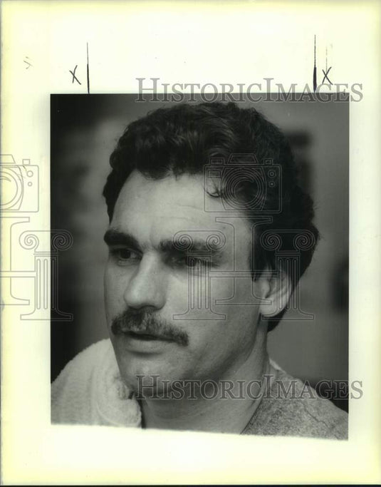 1990 Press Photo Baseball player Frank Wills. - noc46725- Historic Images