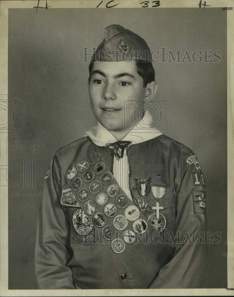 1969 Press Photo Eagle Scout Robert Wilson of 6001 Wickfield Drive - noc47139