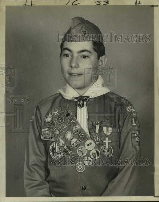 1969 Press Photo Eagle Scout Robert Wilson of 6001 Wickfield Drive - noc47139