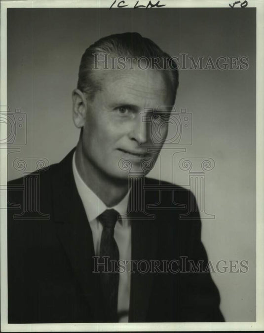 1966 Press Photo George Will III, City Purchasing Agent in Portrait - noc47160