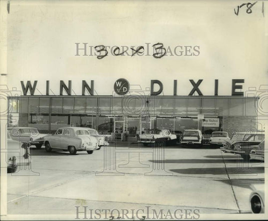 1960 Press Photo Winn-Dixie's second supermarket on the Westside - noc47636