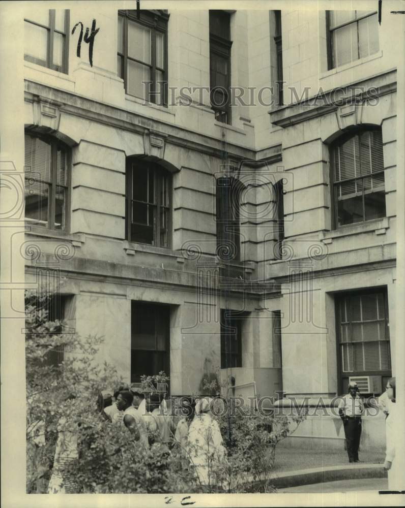 1969 Press Photo Federal Courts Building across from the Royal Orleans Hotel