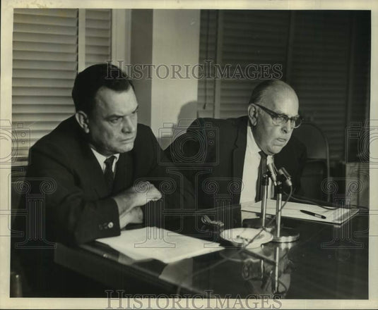 1966 Press Photo Earl Yeargan, A.P. Stoddard, Hospitality Workers' Reps