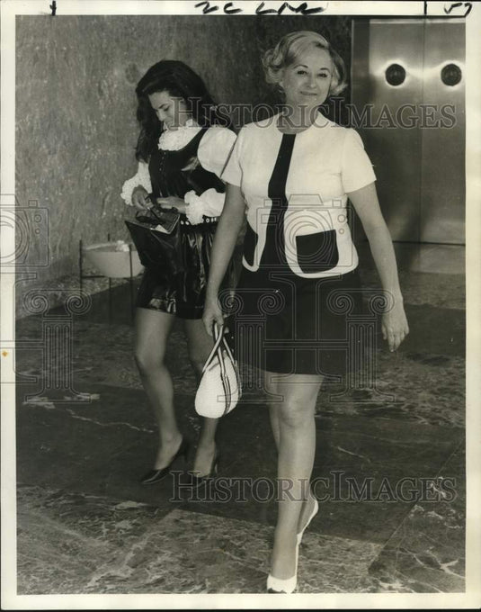 1970 Press Photo Jean Clemens Shipp & Janell Vincent to testify at court- Historic Images