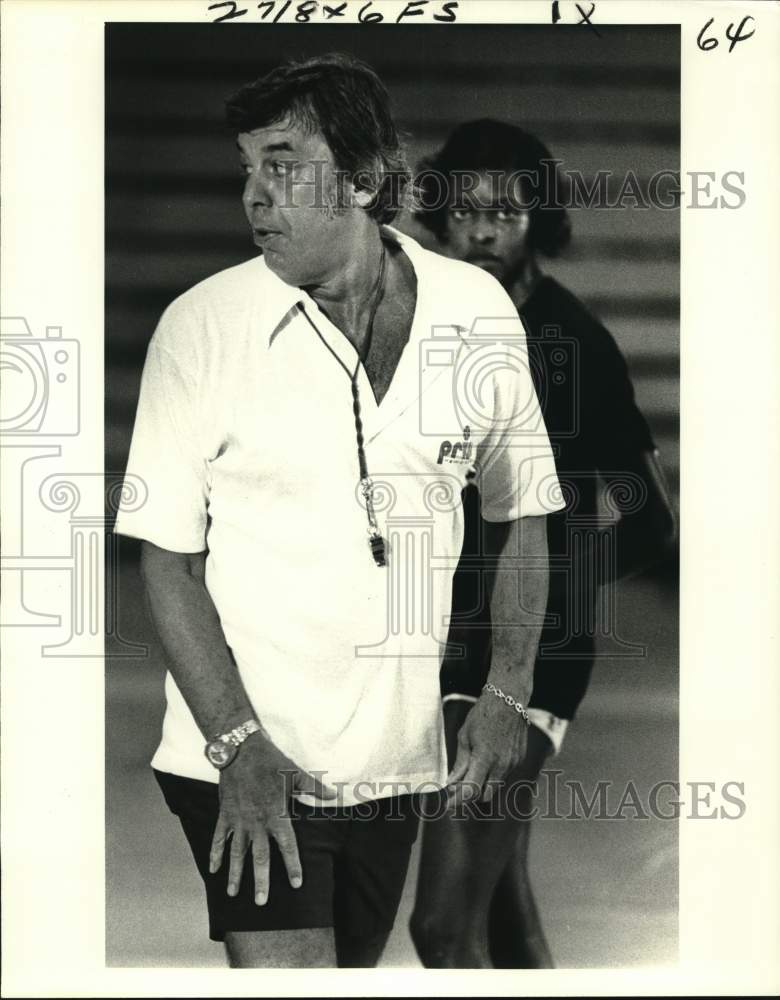 1979 Press Photo Butch Van Breda Kolff, with Auguste Forest behind- Historic Images