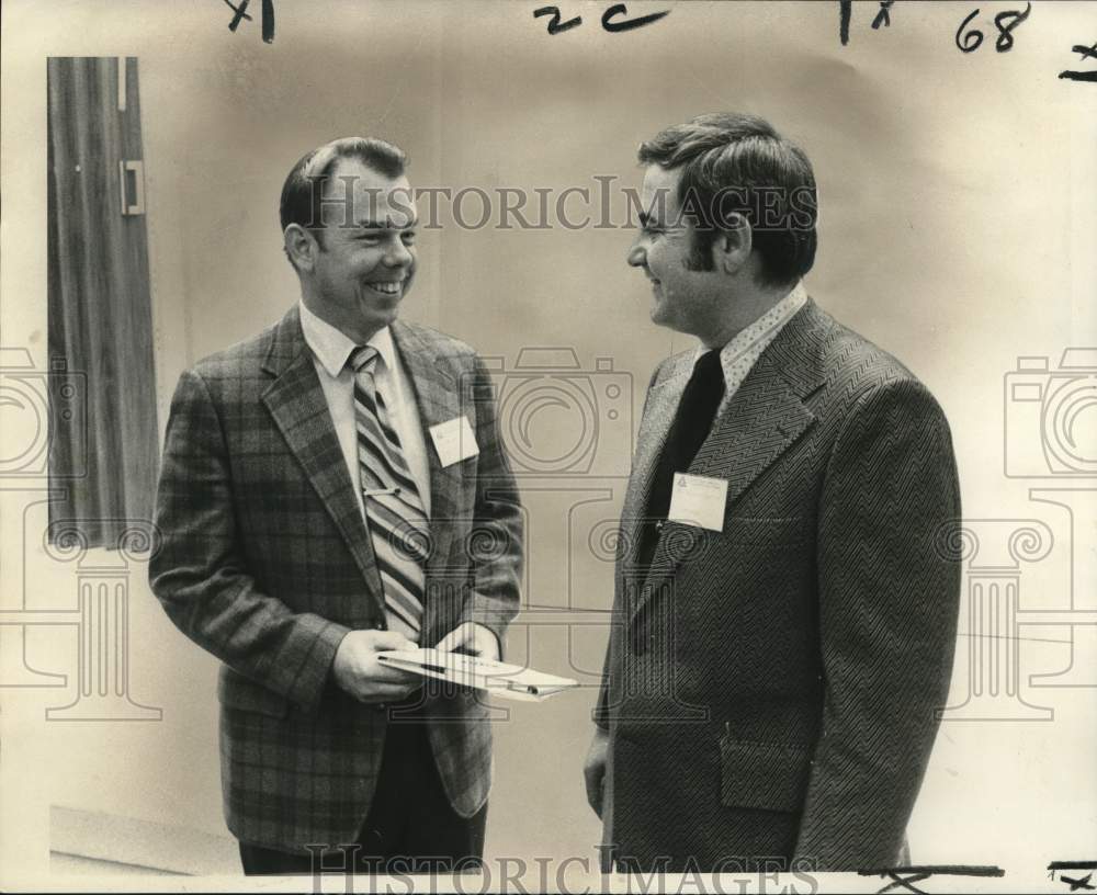 1971 Press Photo Speakes Louisiana State School of Dentistry Symposium.