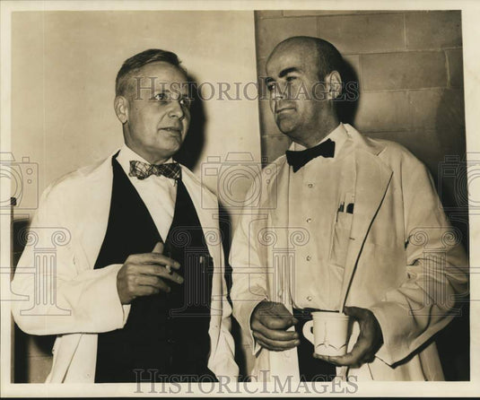 1962 Press Photo Tulane University-Doctors Harry Mueller and Victor Vaughan