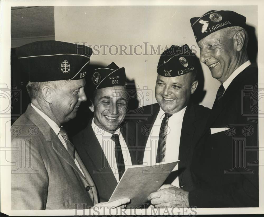 1965 Press Photo American Legion Post 232 installation of officers - noc53003