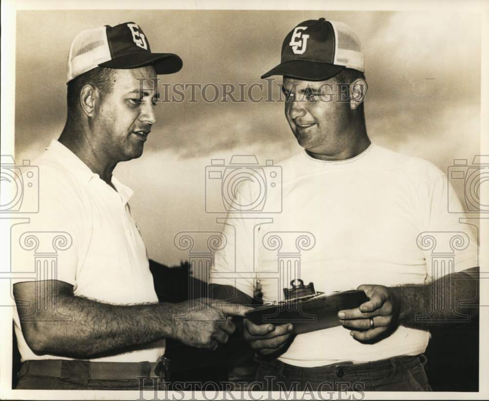 Press Photo Bob Whitman and New Line Elton Logasse of East Jefferson- Historic Images