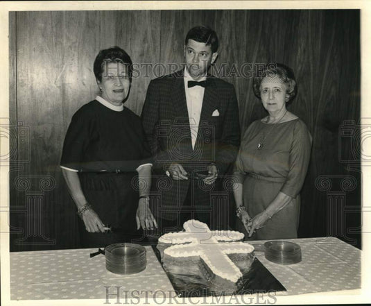 1962 Press Photo Louisiana Tuberculosis Association-Luna Hayes and Other Leaders
